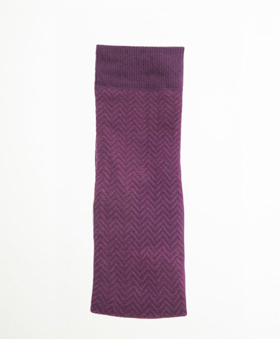 Calcetín Largo espiga morada