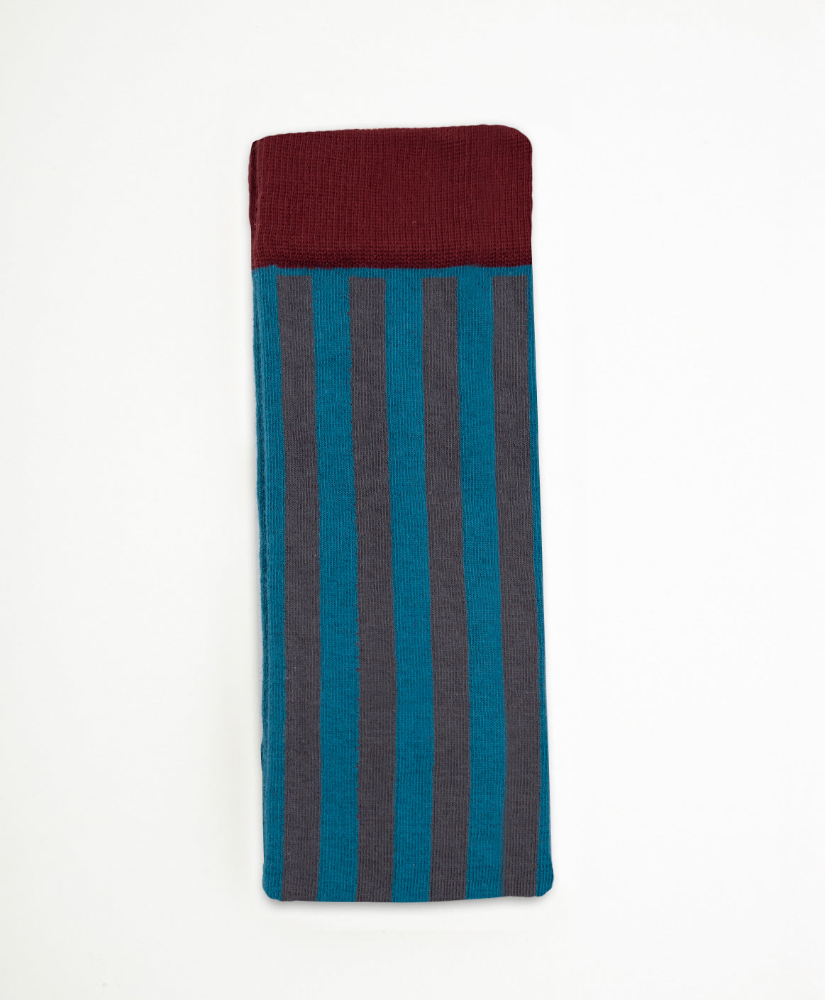 Calcetín Largo rayas vertical azul