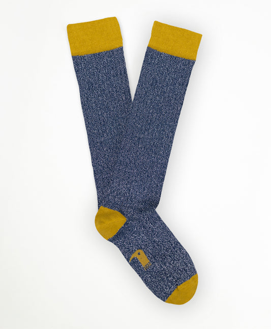 Calcetín Largo purpurina azul Marino