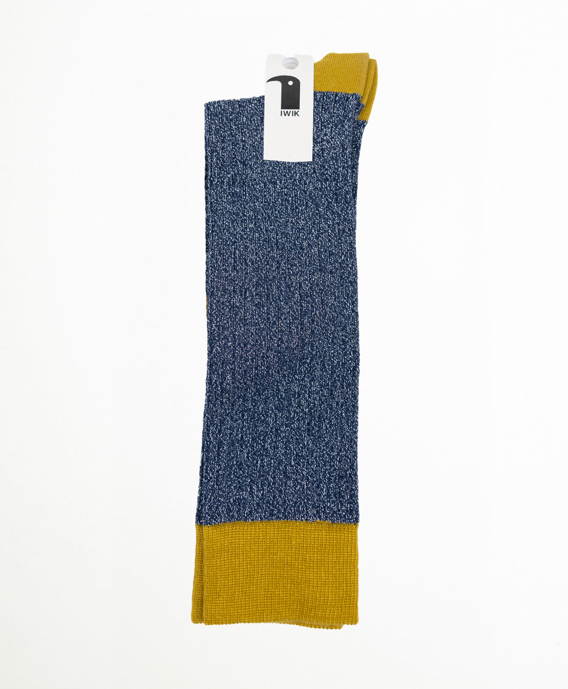 Calcetín Largo purpurina azul Marino