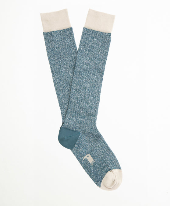 Calcetín Largo purpurina Verde Agua